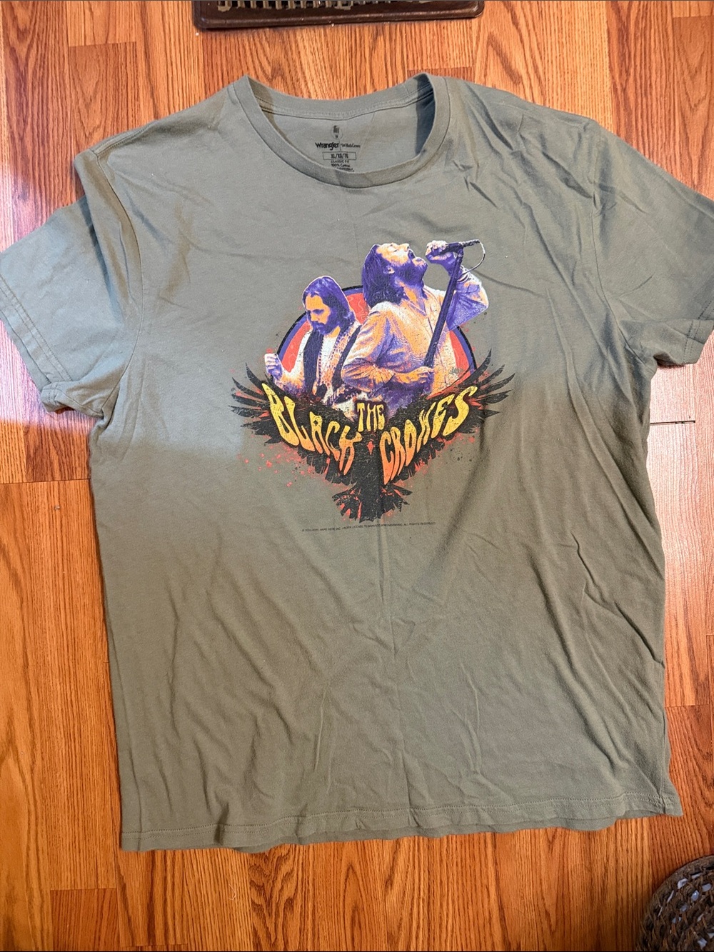The Black Crowes Graphic Tee - Olive Green Men's Shirt